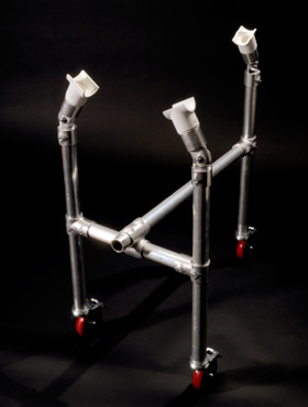Photo of aluminum trike work stand