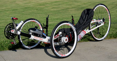 Photo of vortex trike from the front left