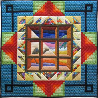 Midnight at the Oasis quilt