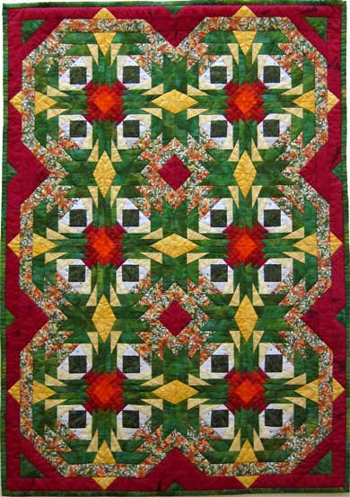 daylilies quilt